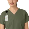 Women's Force Essentials V-Neck Scrub Top