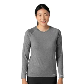 Women's Force Sub-Scrubs Heathered Performance Long Sleeve Tee