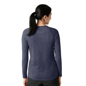 Women’s Force Sub-Scrubs Heathered Performance Long Sleeve Tee
