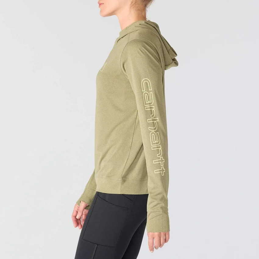 Women's Force Sun Defender Upf 50+ Moisture Wicking Hoodie - Sun Protection Hoodies