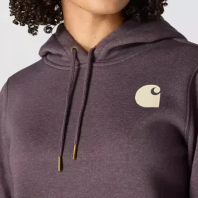 Women’s Iconic Clarksburg Relaxed Fit Fleece Lined Logo Hoodie