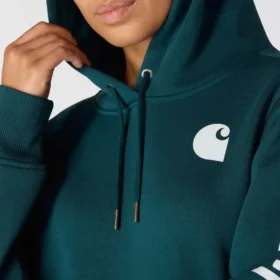Women’s Iconic Clarksburg Relaxed Fit Fleece Lined Logo Hoodie