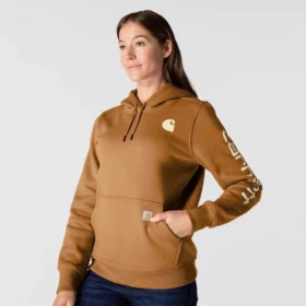 Women’s Iconic Clarksburg Relaxed Fit Fleece Lined Logo Hoodie