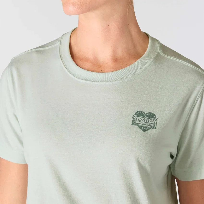 Women's Irvine Relaxed Fit Heritage Heart Graphic T-Shirt