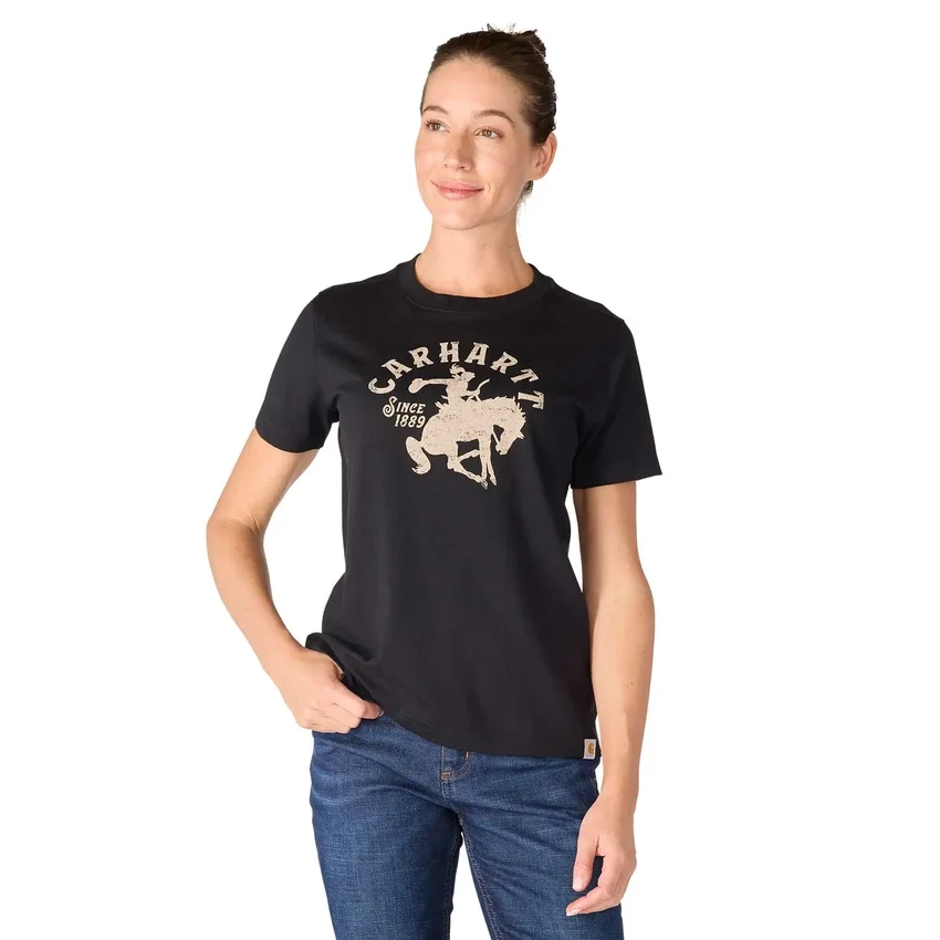Women's Irvine Relaxed Fit Horse Graphic T-Shirt