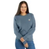 Women's Lightweight Tencel Crewneck Sweatshirt