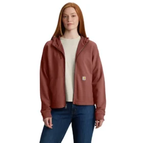 Women's Lightweight Tencel Full Zip Hooded Sweatshirt