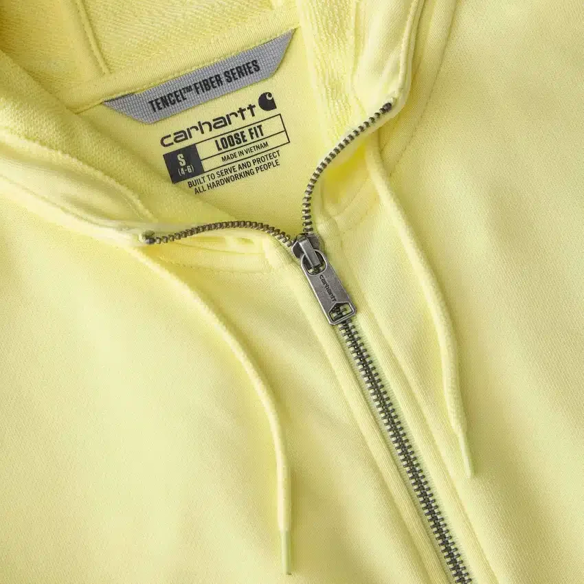 Women's Lightweight Tencel Full Zip Hooded Sweatshirt