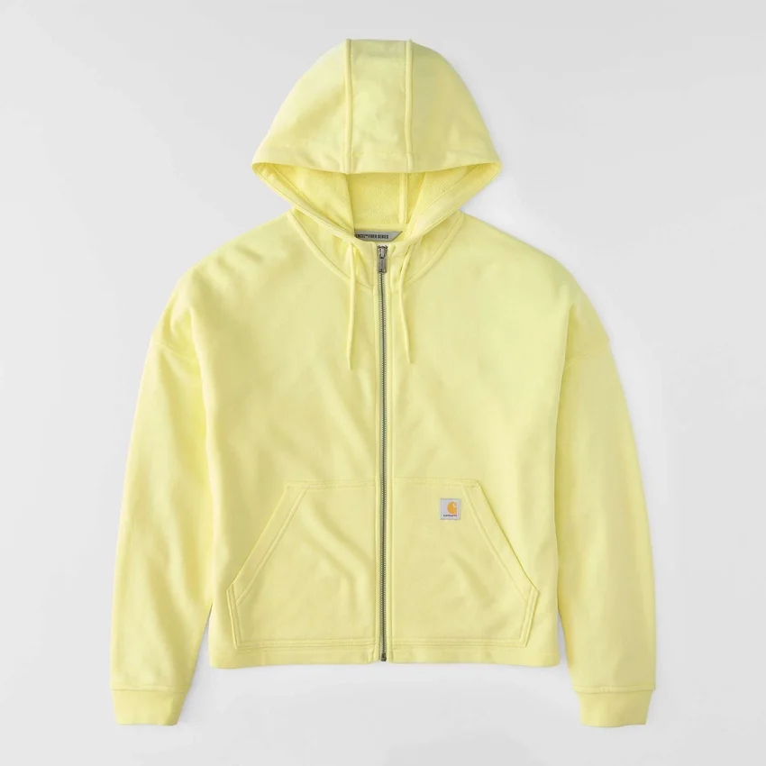 Women's Lightweight Tencel Full Zip Hooded Sweatshirt