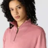 Women's Lightweight Tencel Half-Zip Pullover Sweatshirt