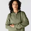Women's Lightweight Tencel Half-Zip Pullover Sweatshirt
