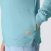 Women's Lightweight Tencel Half-Zip Pullover Sweatshirt