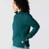 Women's Lightweight Tencel Half-Zip Pullover Sweatshirt