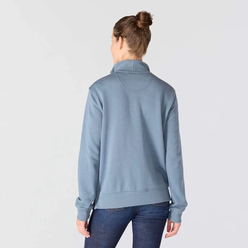 Women's Lightweight Tencel Half-Zip Pullover Sweatshirt