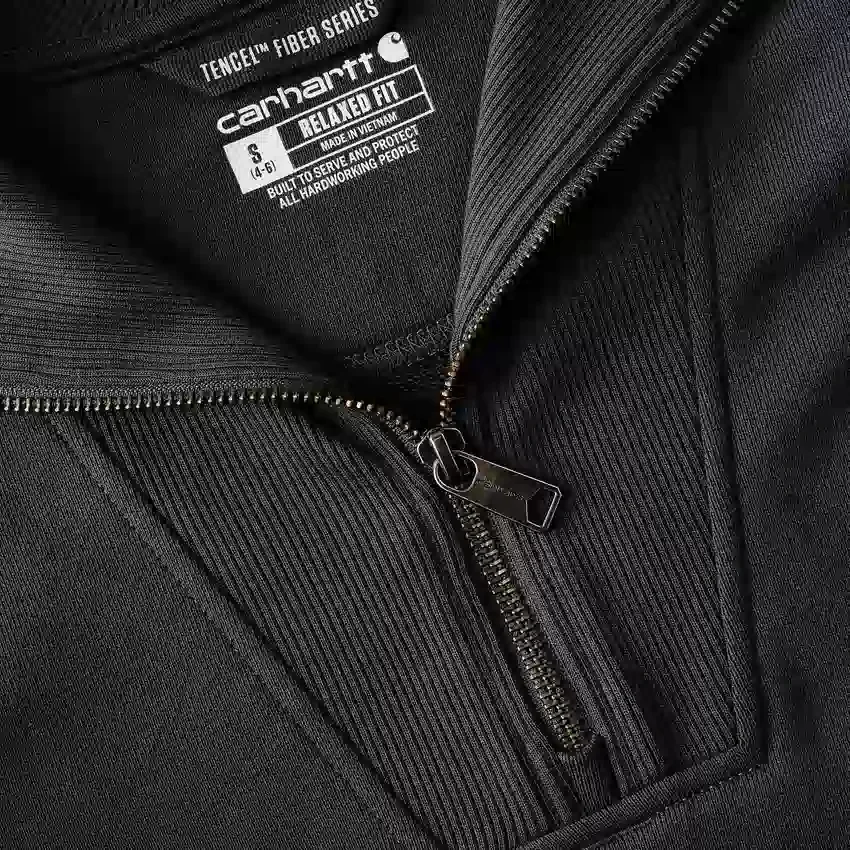 Women's Lightweight Tencel Half-Zip Pullover Sweatshirt