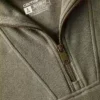 Women's Lightweight Tencel Half-Zip Pullover Sweatshirt
