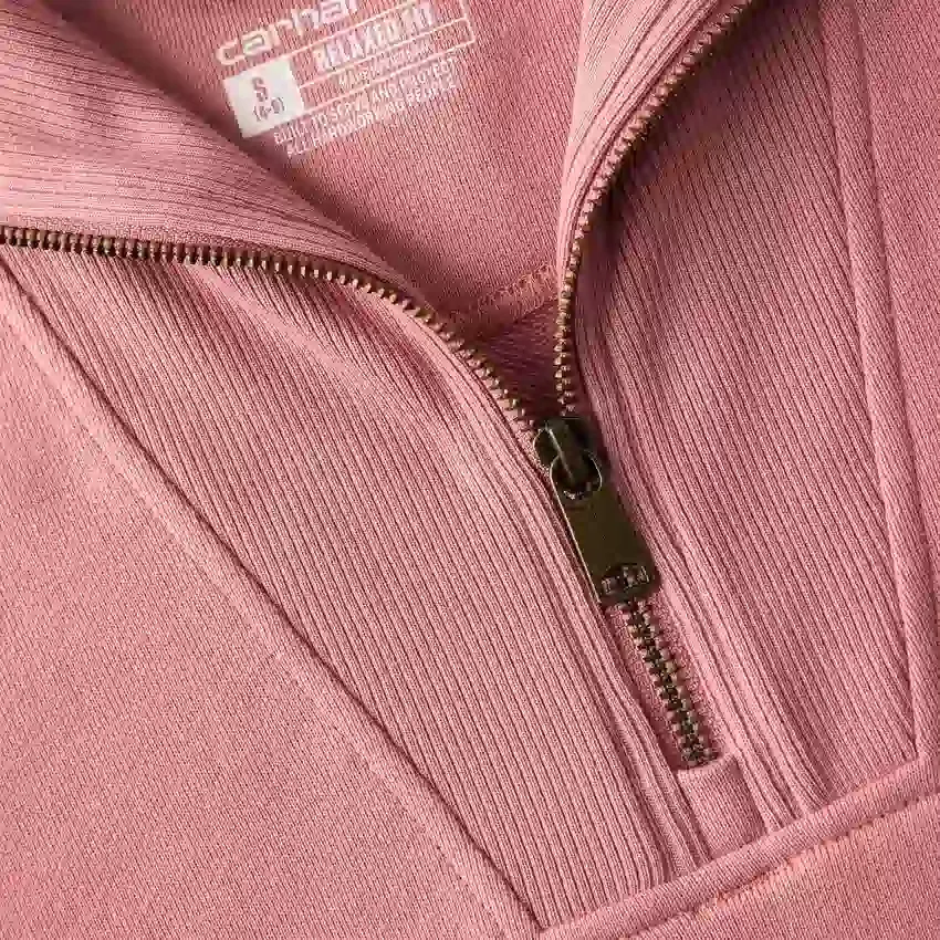 Women's Lightweight Tencel Half-Zip Pullover Sweatshirt