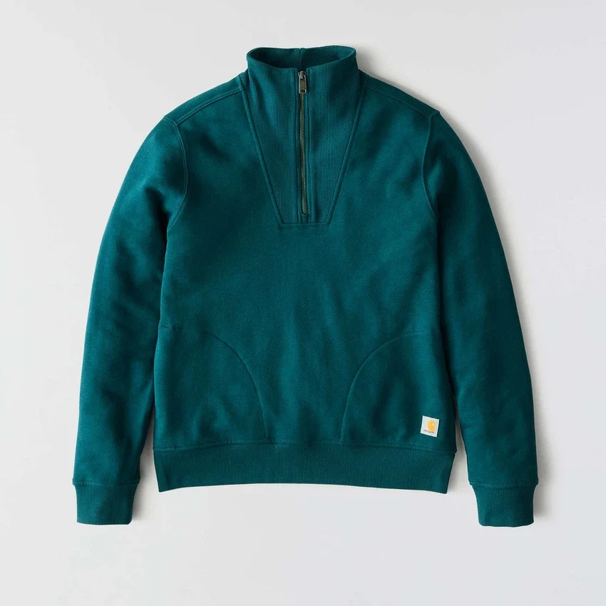 Women's Lightweight Tencel Half-Zip Pullover Sweatshirt