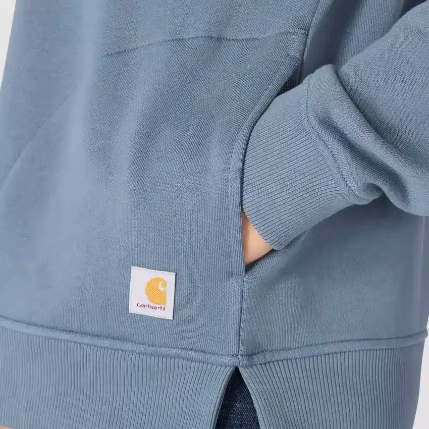 Women's Lightweight Tencel Half-Zip Pullover Sweatshirt