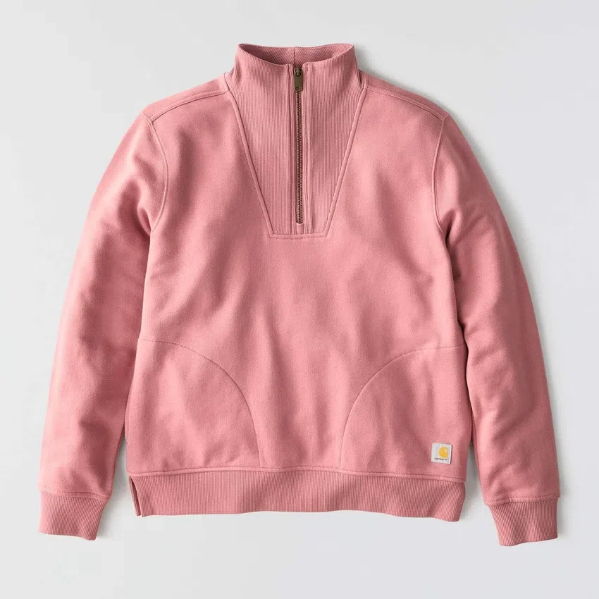 Women's Lightweight Tencel Half-Zip Pullover Sweatshirt