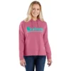 Women's Lightweight Tencel Loose Fit Graphic Hoodie