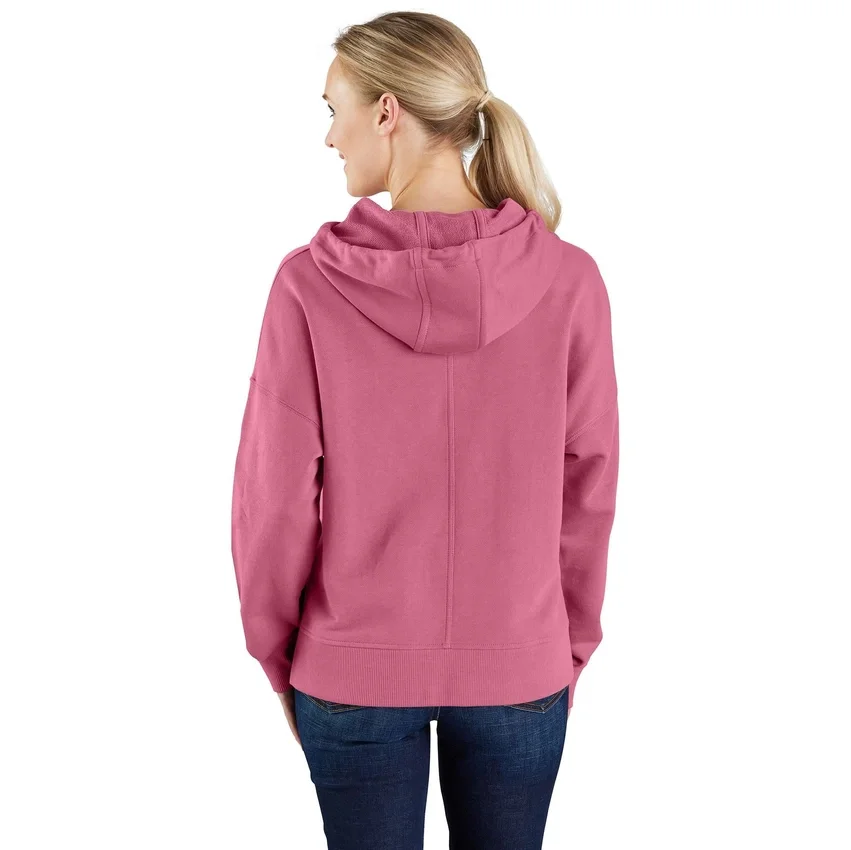 Women's Lightweight Tencel Loose Fit Graphic Hoodie