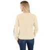 Women's Lightweight Tencel Loose Fit Graphic Sleeve Sweatshirt