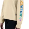 Women's Lightweight Tencel Loose Fit Graphic Sleeve Sweatshirt