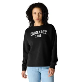 Women's Loose Fit Midweight Carhartt 1889 Graphic Crewneck Sweatshirt