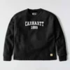 Women's Loose Fit Midweight Carhartt 1889 Graphic Crewneck Sweatshirt