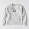Women's Loose Fit Midweight Carhartt 1889 Graphic Crewneck Sweatshirt