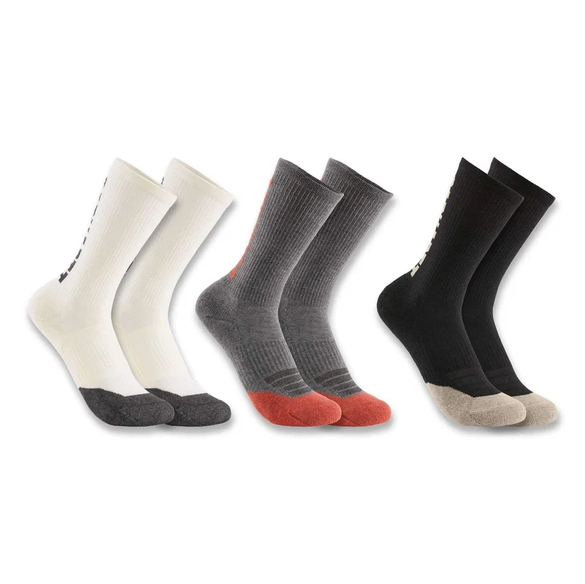 Women's Midweight Cotton-Tencel™ Logo Crew Sock 3-Pack