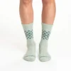 Women's Midweight Synthetic-Wool Blend Fairisle Crew Sock 2-Pack