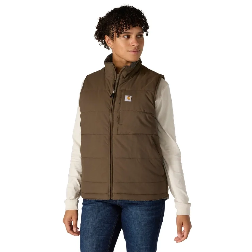 Women's Montana Insulated Reversible Water Resistant Puffer Vest - Rain Defender Vest