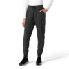 Women's Printed Cargo Jogger Scrub Pant