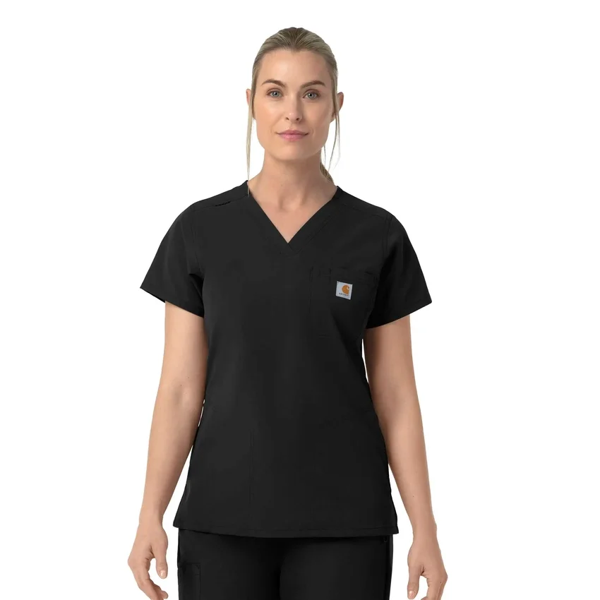 Women's Rugged Flex Fld V-Neck Scrub Top