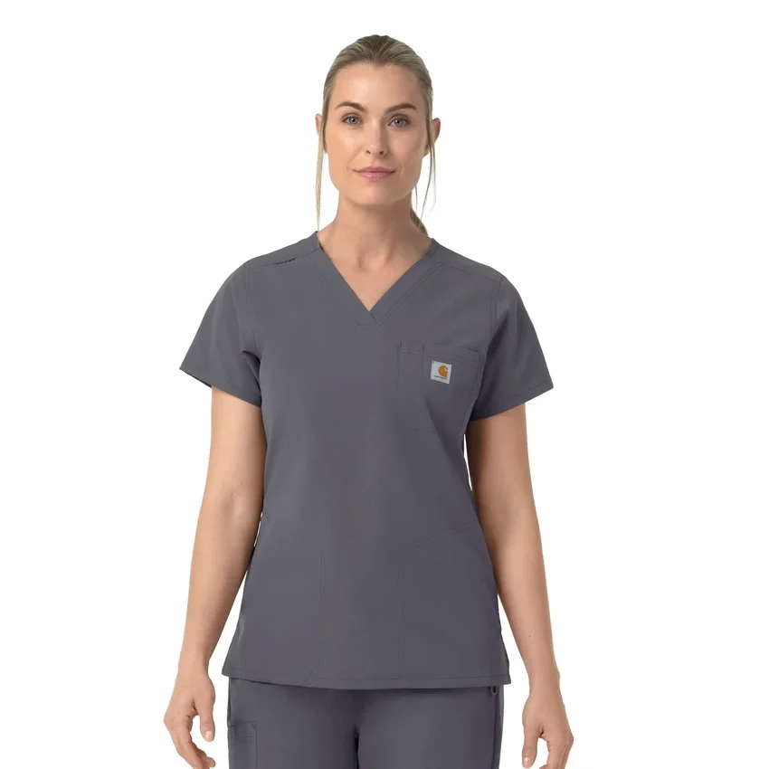 Women's Rugged Flex Fld V-Neck Scrub Top