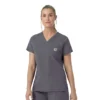 Women's Rugged Flex Fld V-Neck Scrub Top