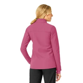 Women’s Rugged Flex® Peak Bonded Fleece Scrub Jacket