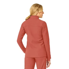 Women’s Rugged Flex® Peak Bonded Fleece Scrub Jacket