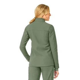 Women’s Rugged Flex® Peak Bonded Fleece Scrub Jacket