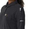 Women's Rugged Flex® Rscu Heavyweight Long Sleeve Polo Scrub Top