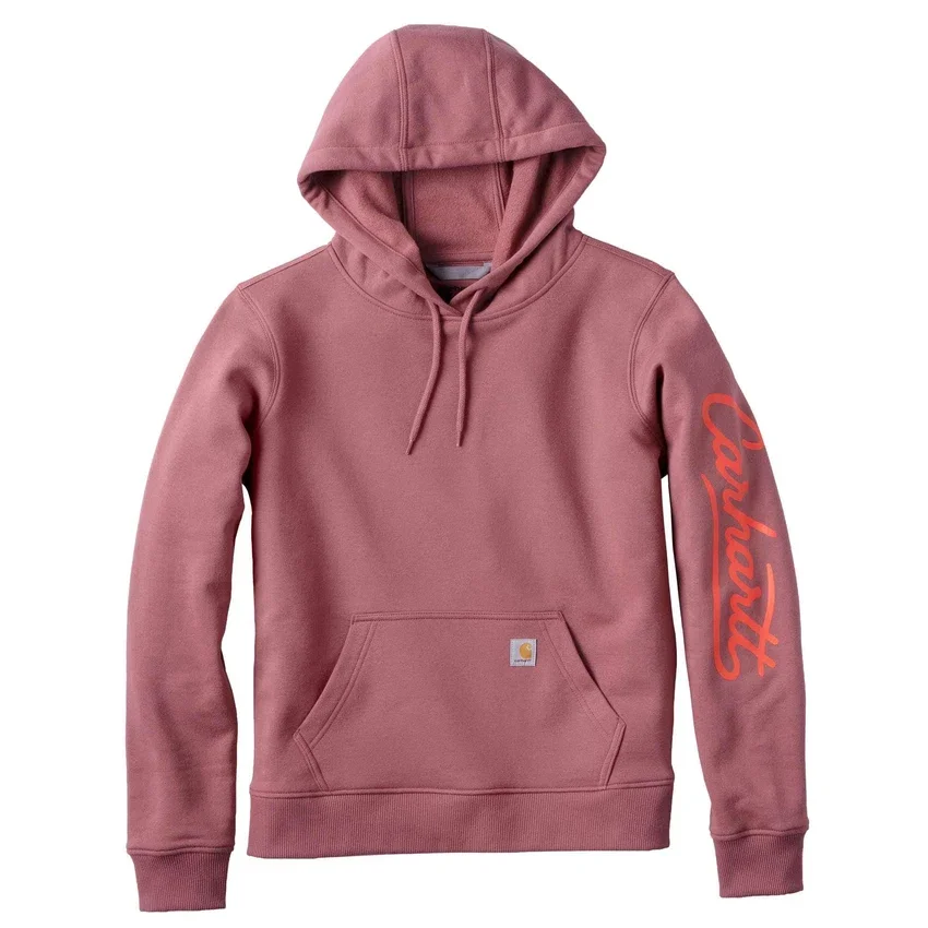 Women's Sawyer Script Logo Sleeve Hoodie