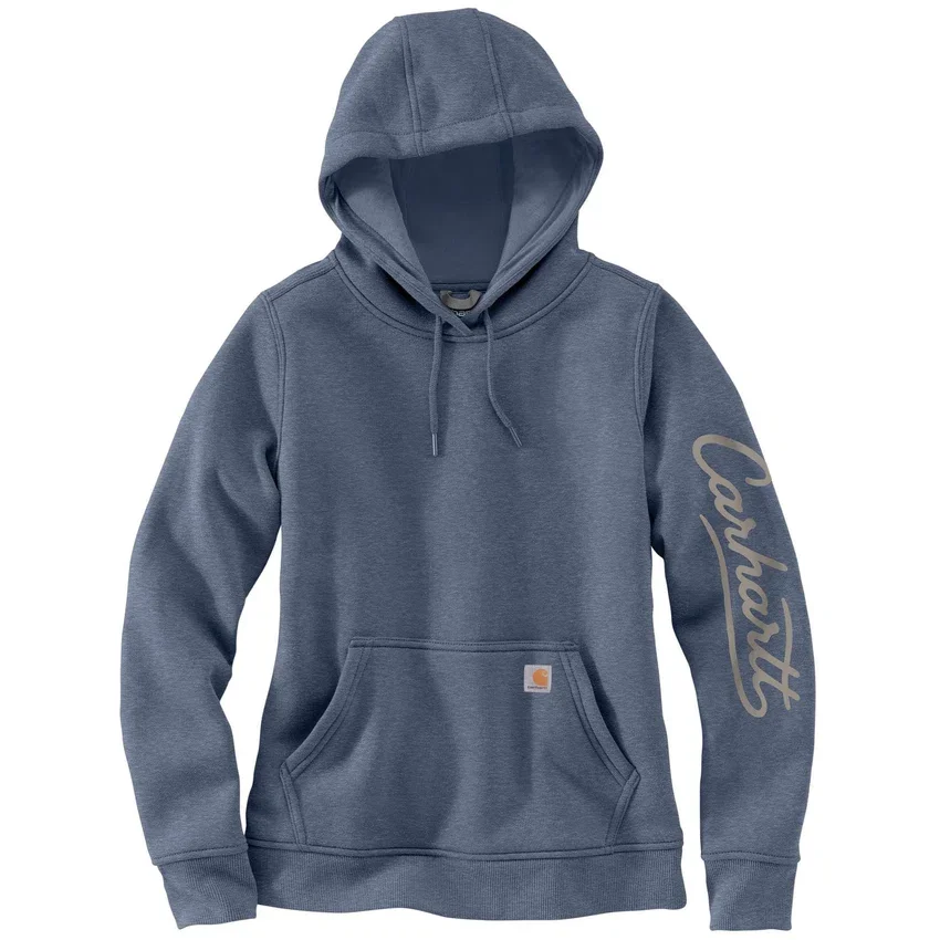 Women's Sawyer Script Logo Sleeve Hoodie