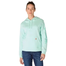 Women's Sawyer Script Logo Sleeve Hoodie