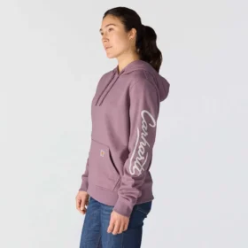 Women’s Sawyer Script Logo Sleeve Hoodie