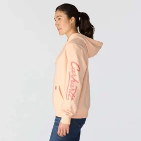 Women’s Sawyer Script Logo Sleeve Hoodie
