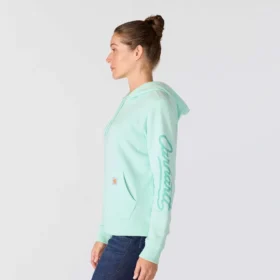 Women’s Sawyer Script Logo Sleeve Hoodie