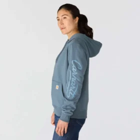 Women’s Sawyer Script Logo Sleeve Hoodie