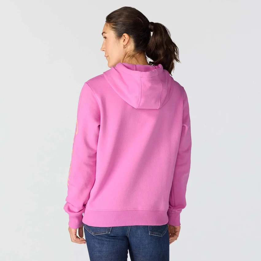 Women's Sawyer Script Logo Sleeve Hoodie